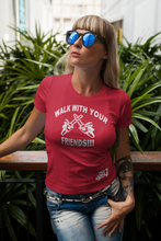 Load image into Gallery viewer, Walk with your friends Women&#39;s T Shirt
